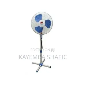 Electric Stand Fan - White Blue