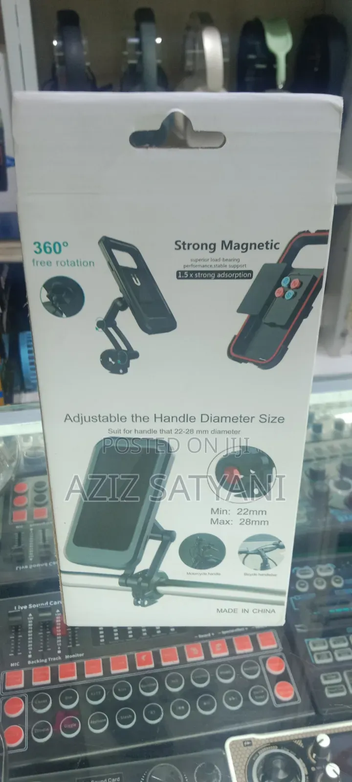 Motorcycle Handlebar Phone Holder Waterproof Don't Worry About Rain