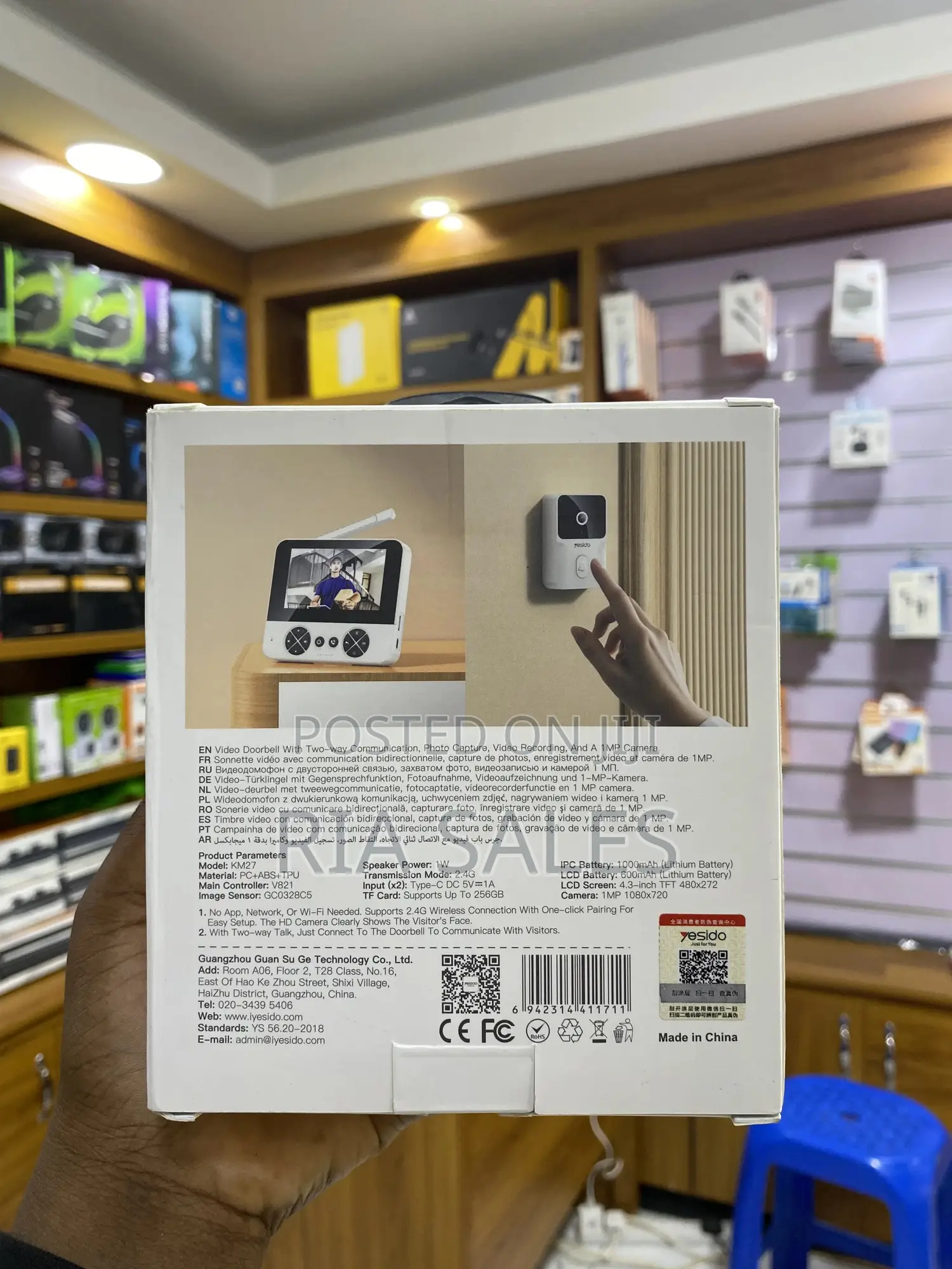 Yesido Video Doorbell