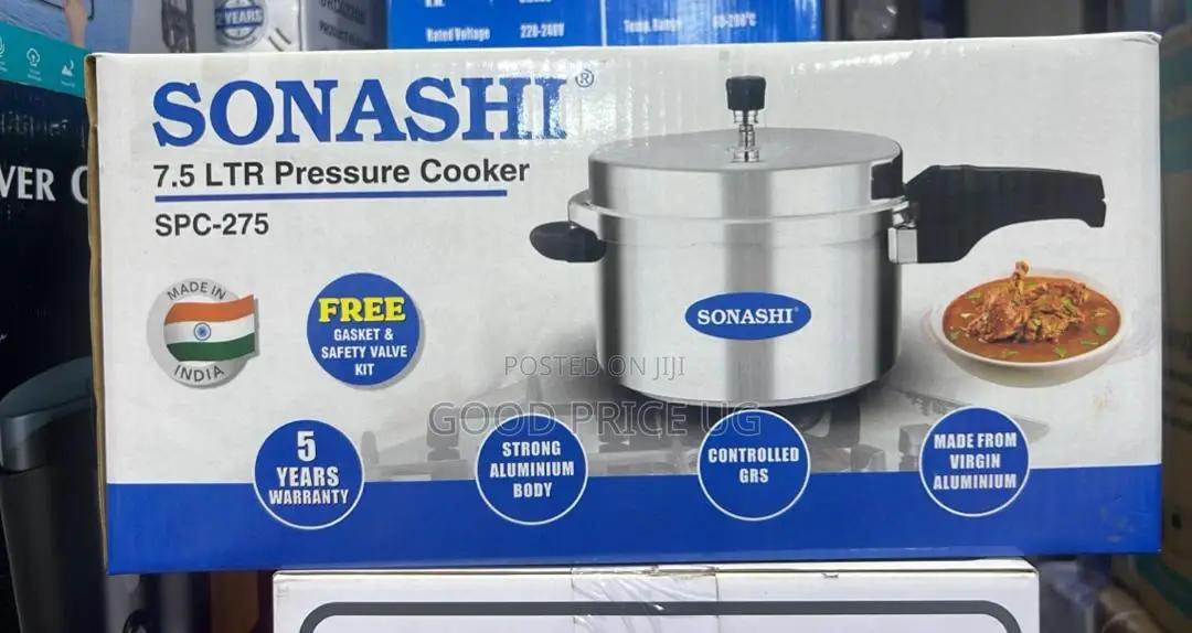 Sonashi 7.5 Litre Pressure Cooker (Model SPC-275)