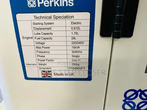 15kva Perkins Disel Silent Generator With a Water Cooled Engine