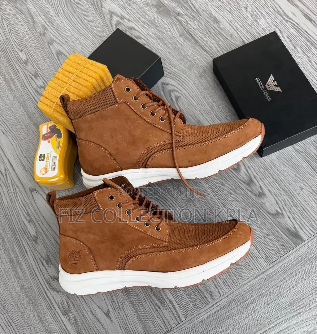 Timbercraft Brown Outdoor Boot – White Sole Edition