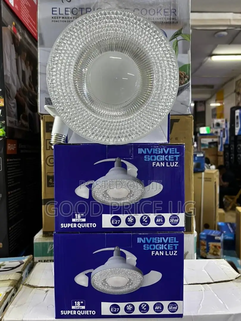 18-Inch Invisible Socket Fan Luz Ceiling Light