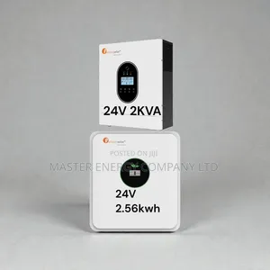 2kva 24v Hybrid and 2.56kwh Lithium Ion Battery Backup System MHSHS