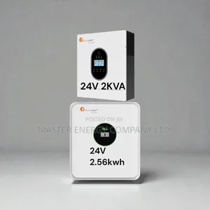 2kva 24v Hybrid and 2.56kwh Lithium Ion Battery Backup System MZHSJ