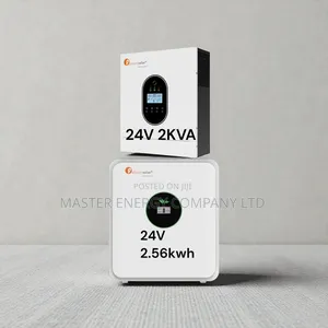 2kva 24v Hybrid and 2.56kwh Lithium Ion Battery Backup System NDBDB