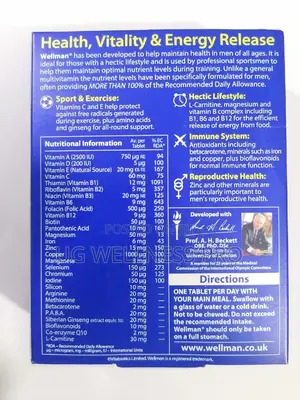 Wellman Original 30 Capsules Multivitamin for Men
