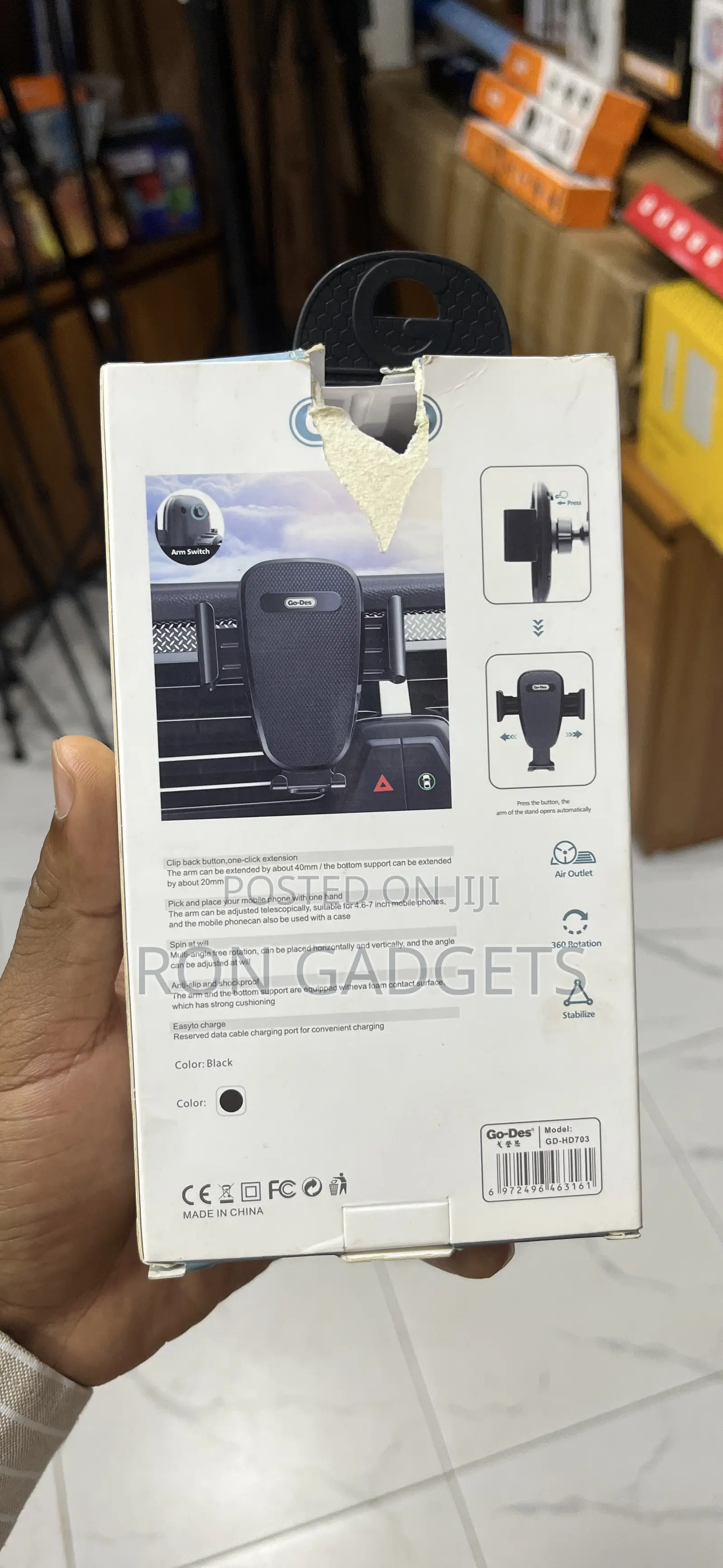 Ac Car Phone Holder
