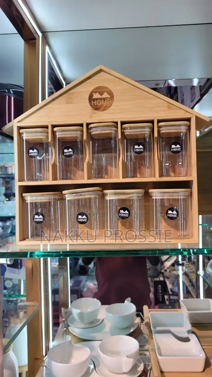 Bamboo House/Kitchen Spice Storage