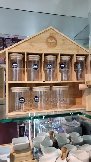 Bamboo House/Kitchen Spice Storage