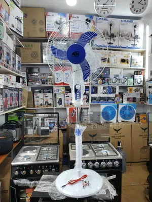 Adh Solar Stand Fan 16 Inch