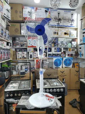 Adh Solar Stand Fan 16 Inch