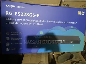 Rg-Es228gs-P 28-Port Gigabit , Poe Switch – 24 Poe+ Ports, 370w Power
