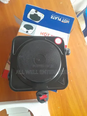 Single Solid Hotplate - Black