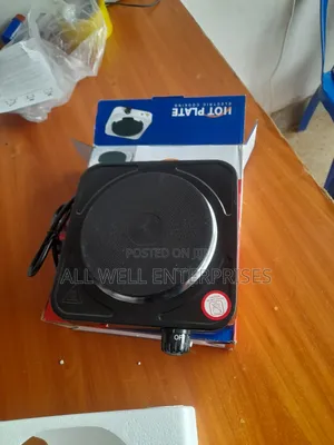 Single Solid Hotplate - Black