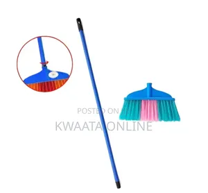 Plastic Broom Wails Cleaning Broom Long Handle Floor Sweeper