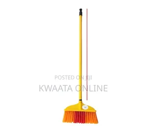 Plastic Broom Wails Cleaning Broom Long Handle Floor Sweeper