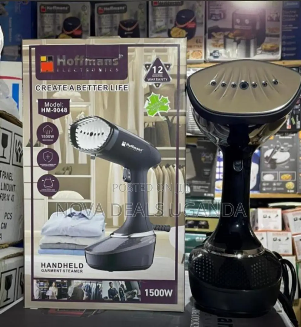 Hoffman Handheld Garment Steamer 1500w – Fast Wrinkle Remover