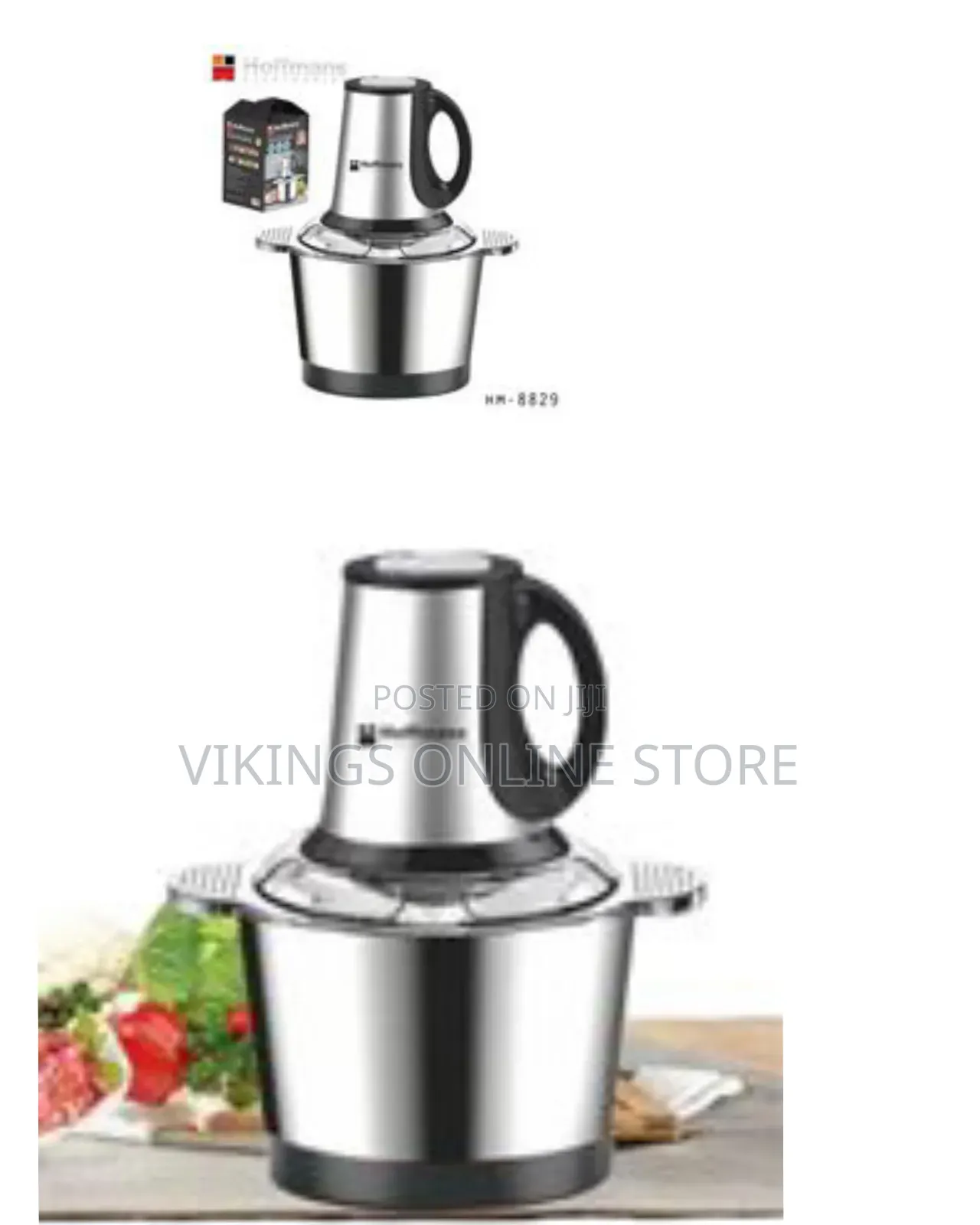 Hoffmans 3 Litre Food Processor Vegetable Chopper Meat Grinder