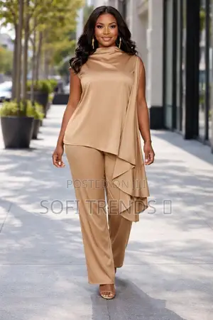 Ladies Silk Two Piece