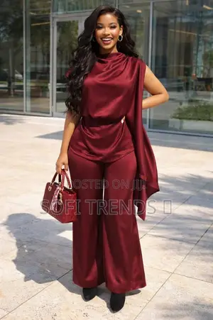 Ladies Silk Two Piece