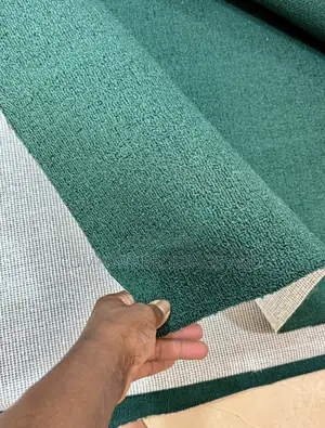 Metre Woolen Carpet Green