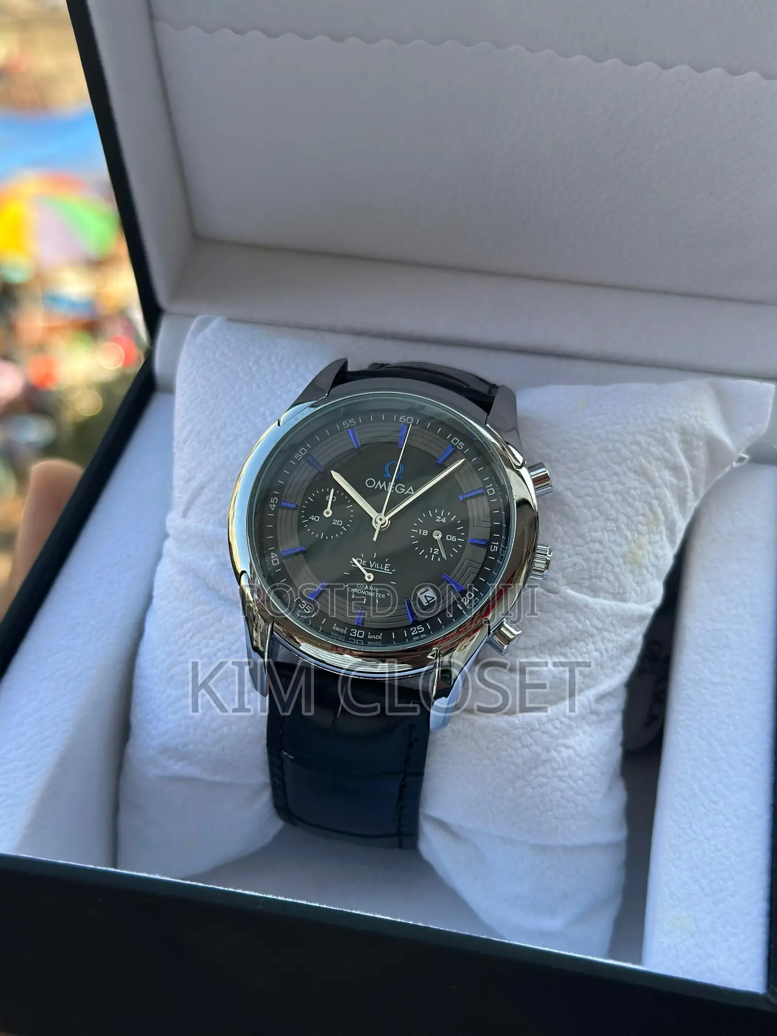 Leather Watch for Men(Omega)