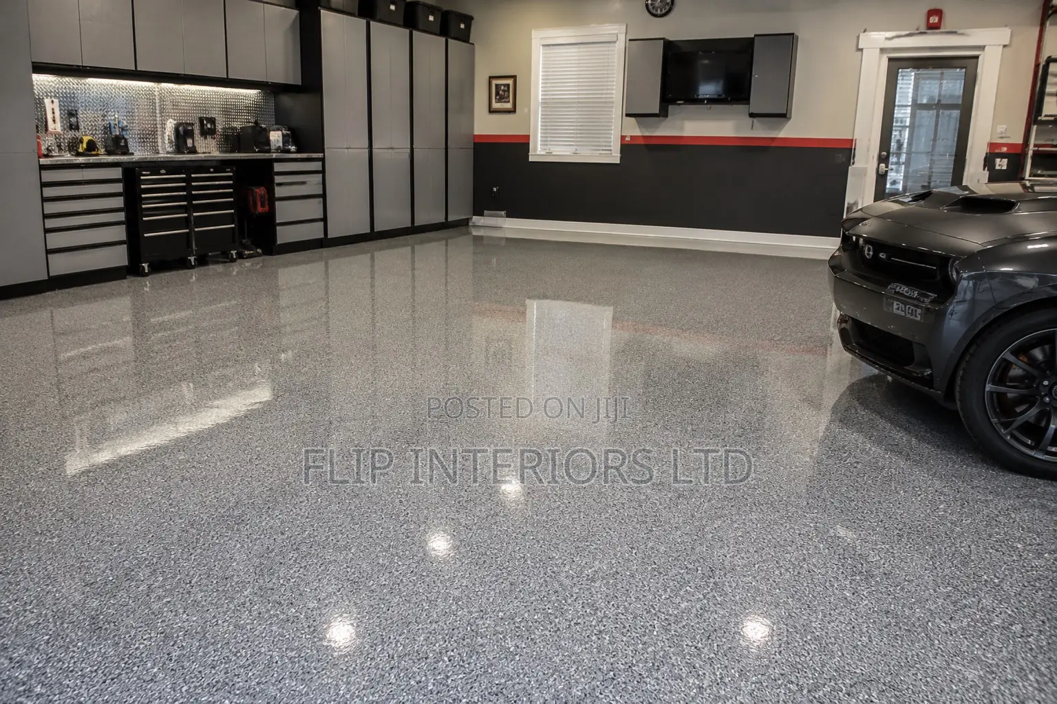 Modern Garage Epoxy Flooring Surface Protection Services