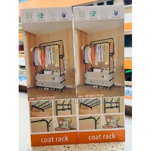 Metal And Plastic Multifunctional Garment Rack