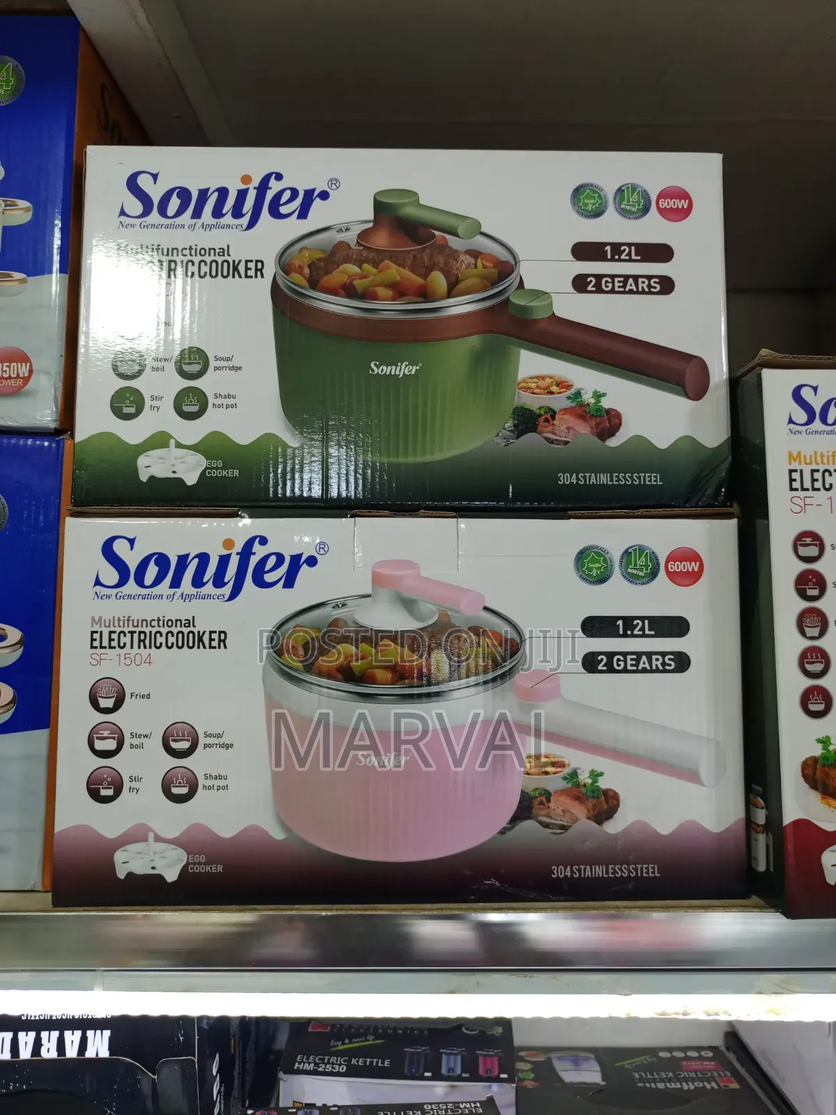 1.2l Sonifer Sf-1504 Multifunctional Electric Cooker,