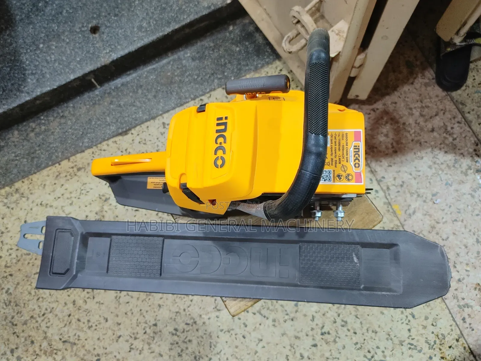 24 Inches 2 Stroke Gasoline/Petrol Powered Quality Ingco Chainsaws