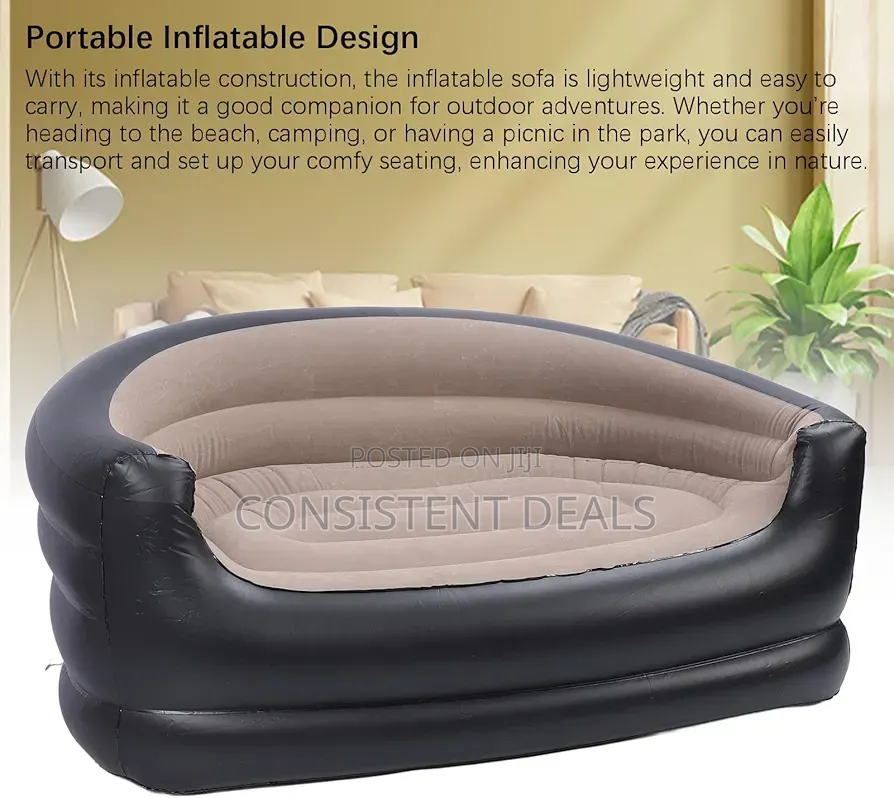 Inflatable Chair, Double Seat Design,