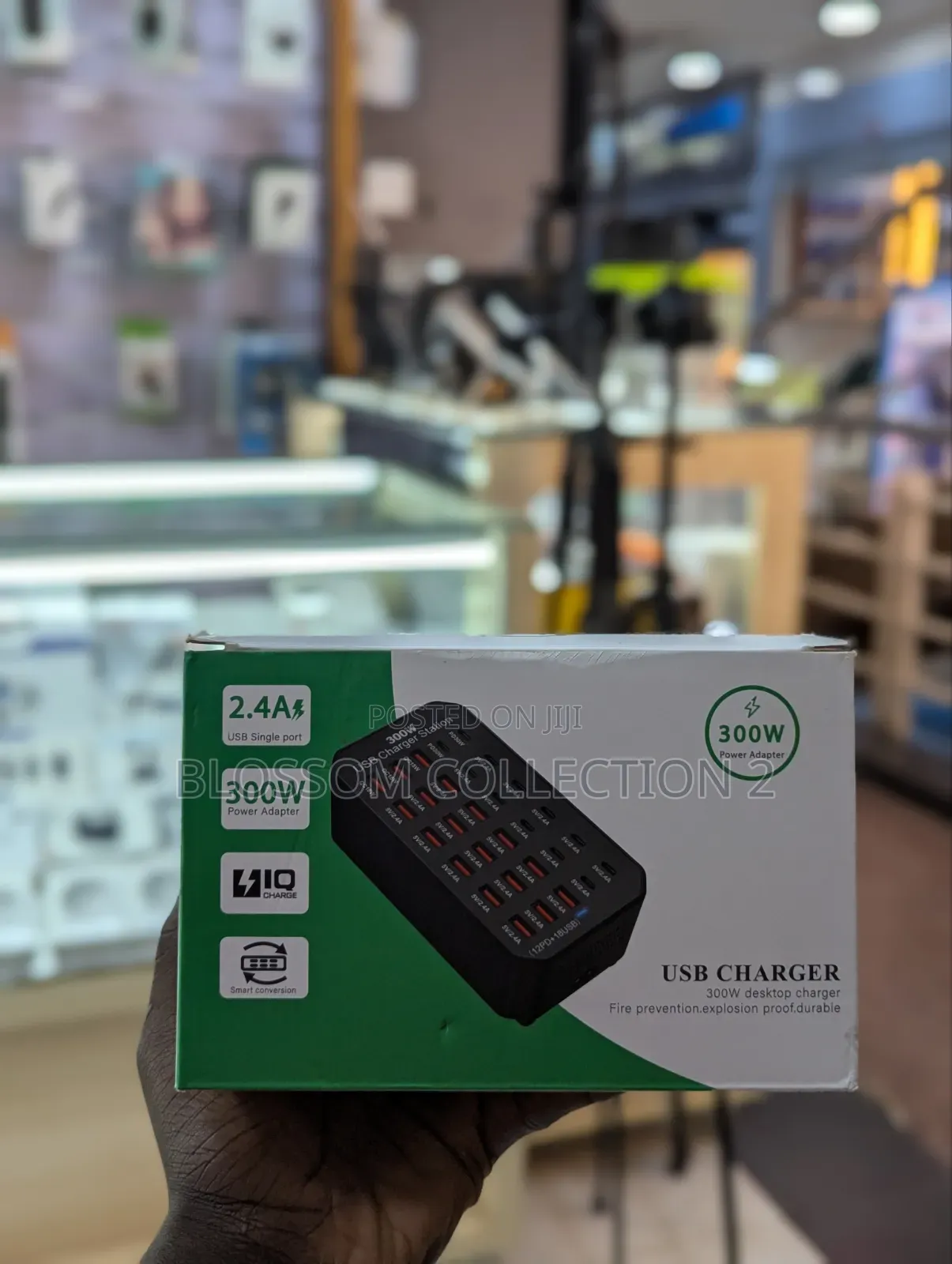 Multi Port Charge Station With Type C and Usb A
