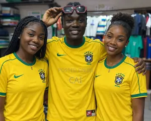 Nike Brazil National Team Soccer Jersey.