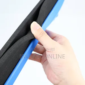 Heavy-Duty Floor Squeegee With a Wooden Handle