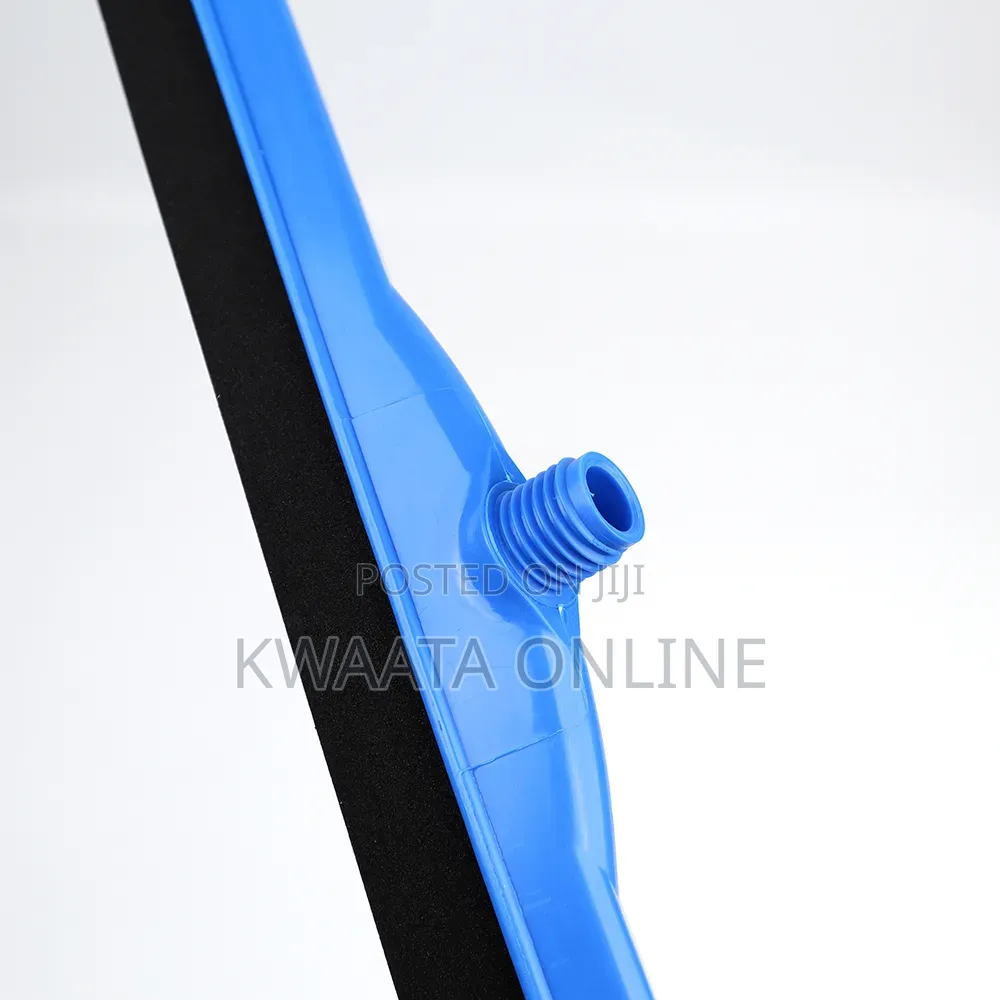 Heavy-Duty Floor Squeegee With a Wooden Handle