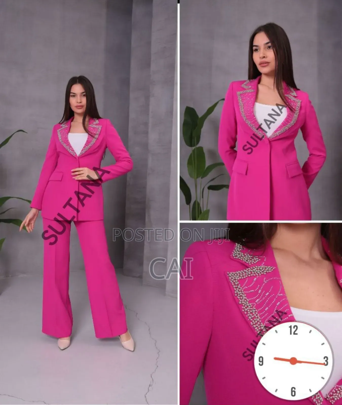 Classy, Structured Two-Piece Pant Full Women's Suits