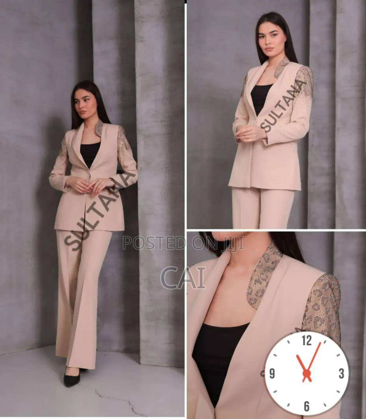 Classy, Structured Two-Piece Pant Full Women's Suits