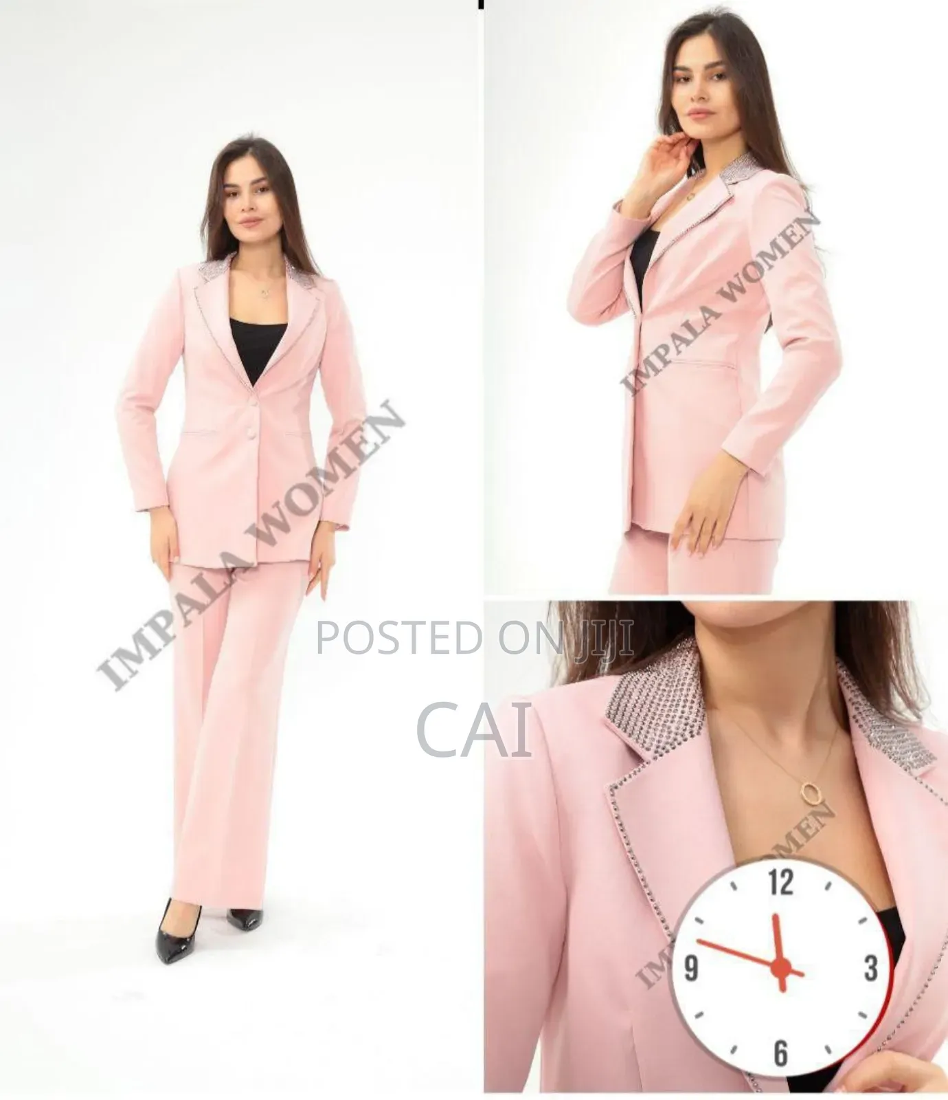 Classy, Structured Two-Piece Pant Full Women's Suits