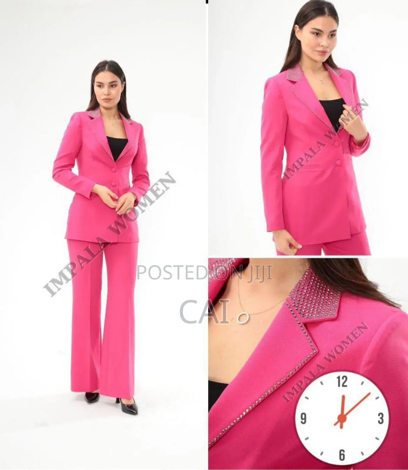 Classy, Structured Two-Piece Pant Full Women's Suits