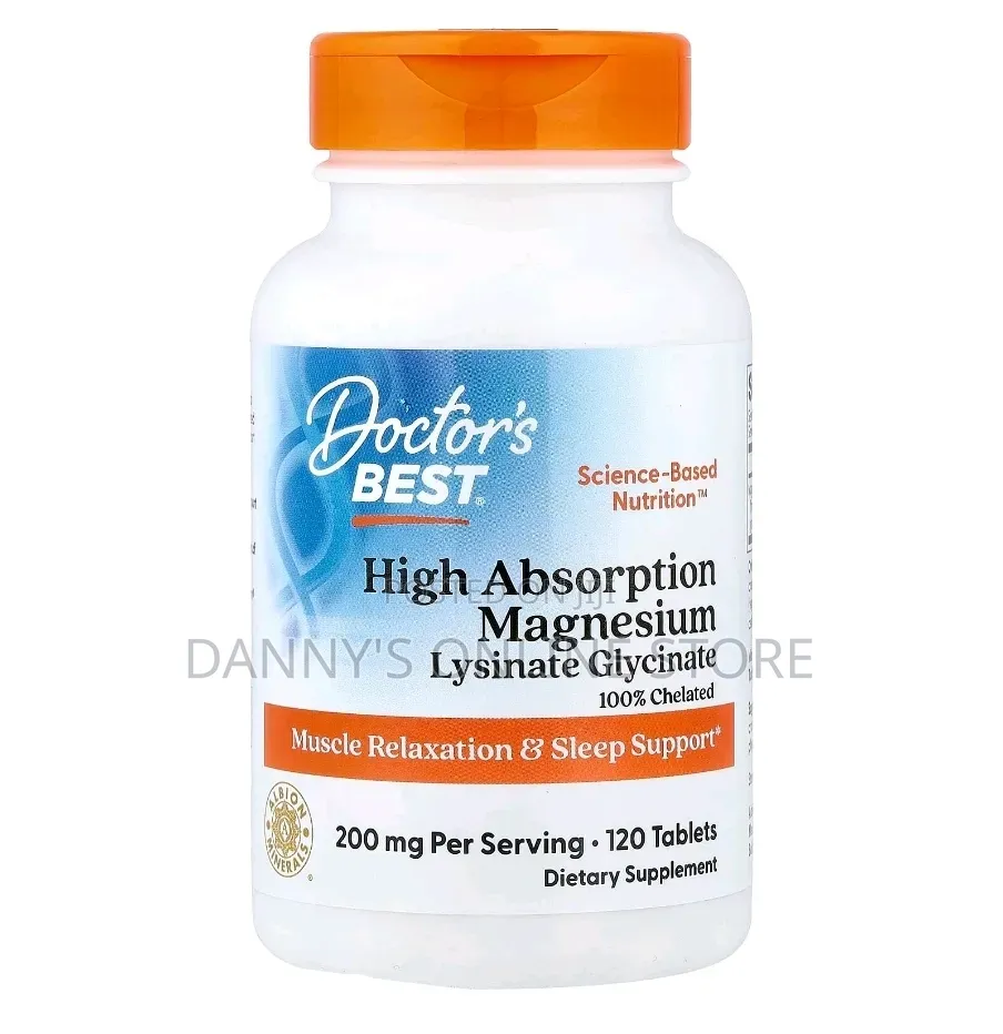 Magnesium Gylicinate Lysinate Chelated, High Absorption, 120 Tablets,