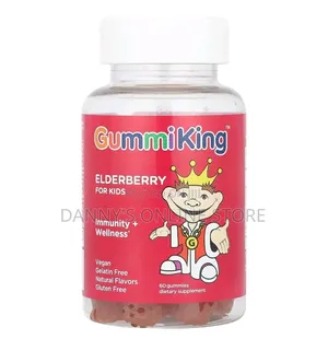 Elderberry for Kids, Zinc and Vitamin C, Lemon Raspberry, 60 Gummies