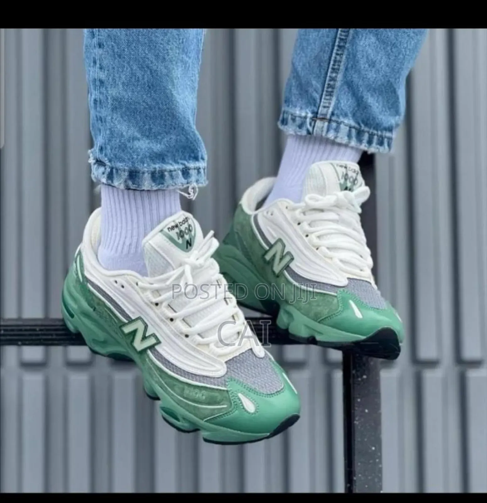 New Balance 1000 Mallard Green Sneakers.
