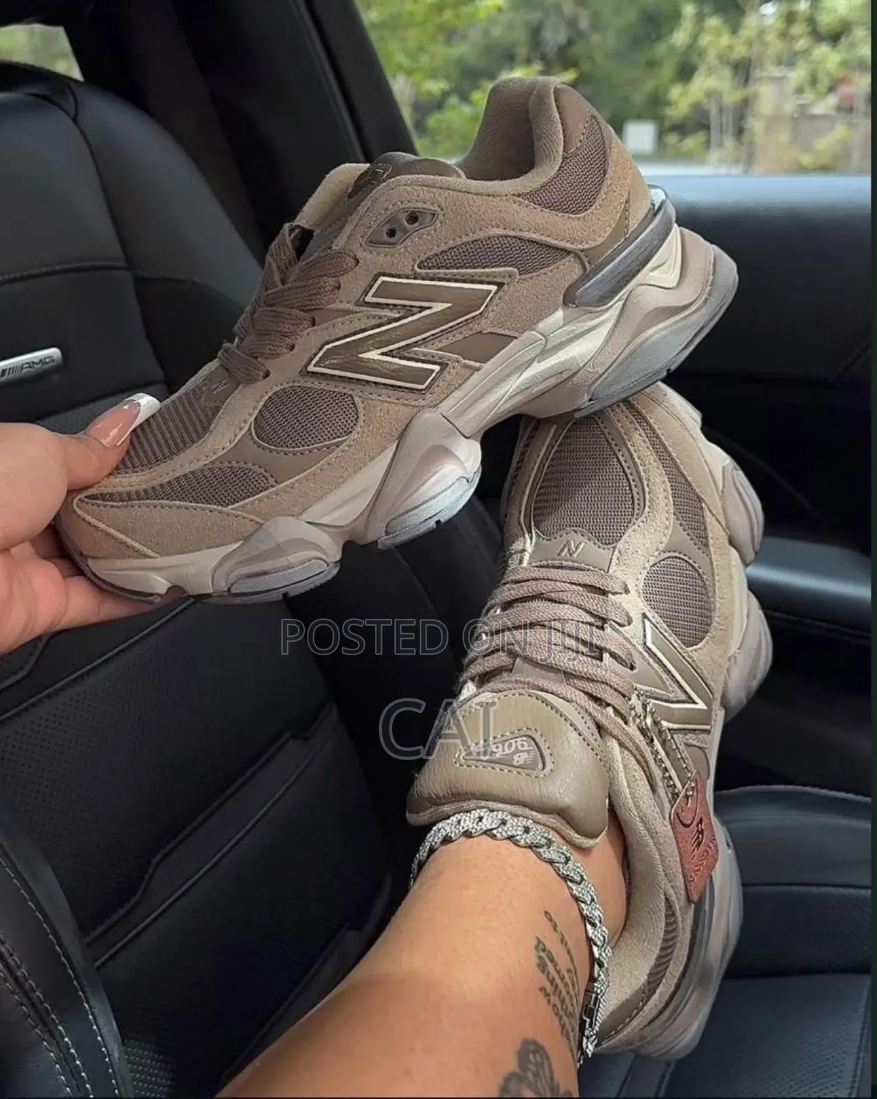 New Balance 9060 Mushroom Sneakers.