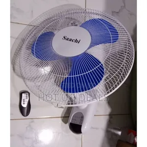 Saachi 16 Inch Wall Fan With Remote Control and 3 Speeds -White