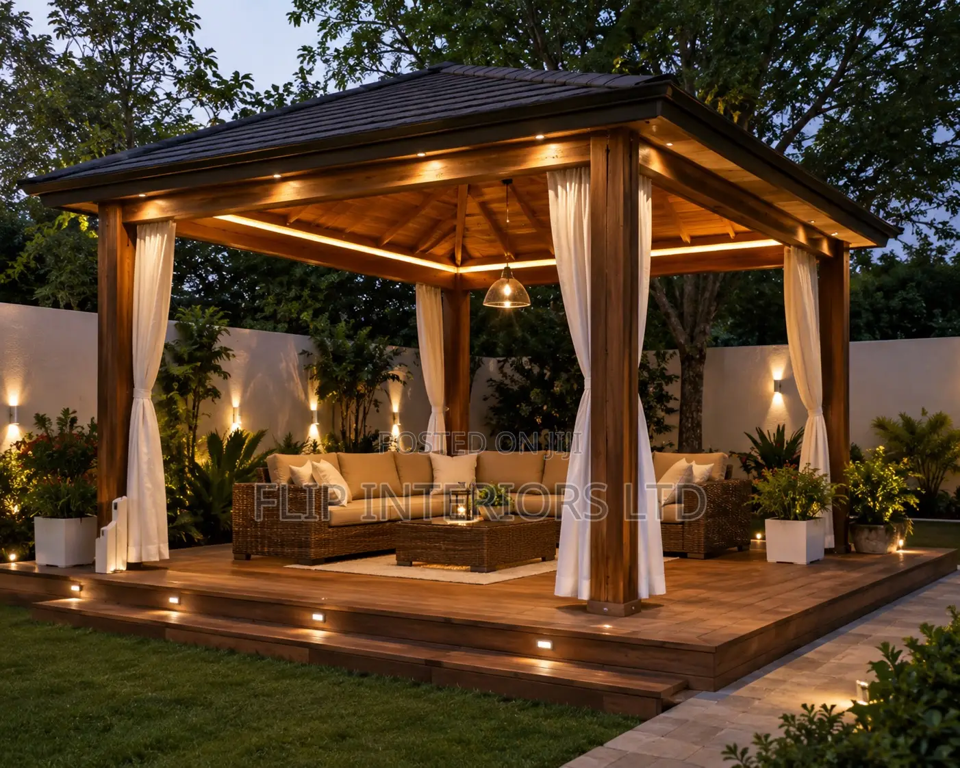Modern Outdoor Gazebo Construction Services