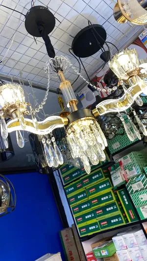 3 Arm Led Crystal Pendant Light