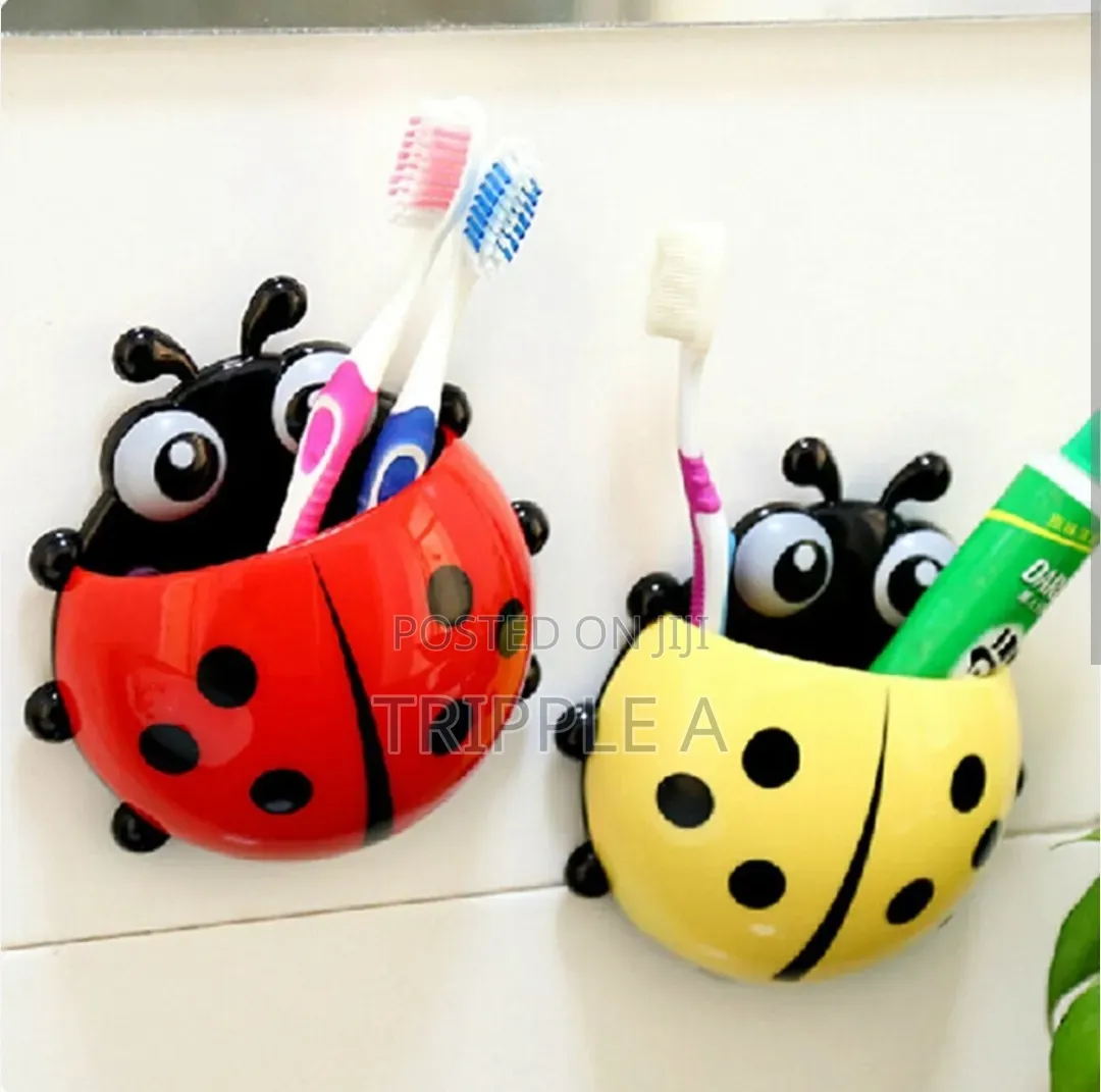 Ladybird Bettle Toothbrush Holder