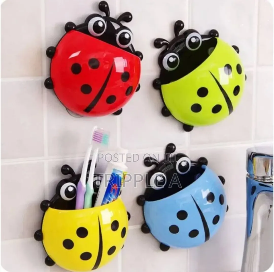 Ladybird Bettle Toothbrush Holder