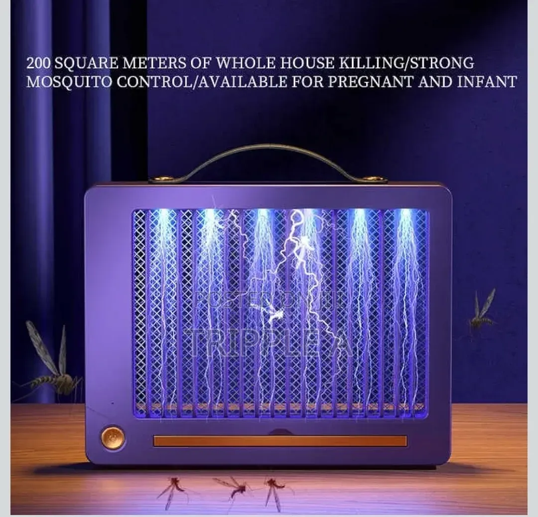 Rechargeable Silent Flat Mosquito Killer Lamp